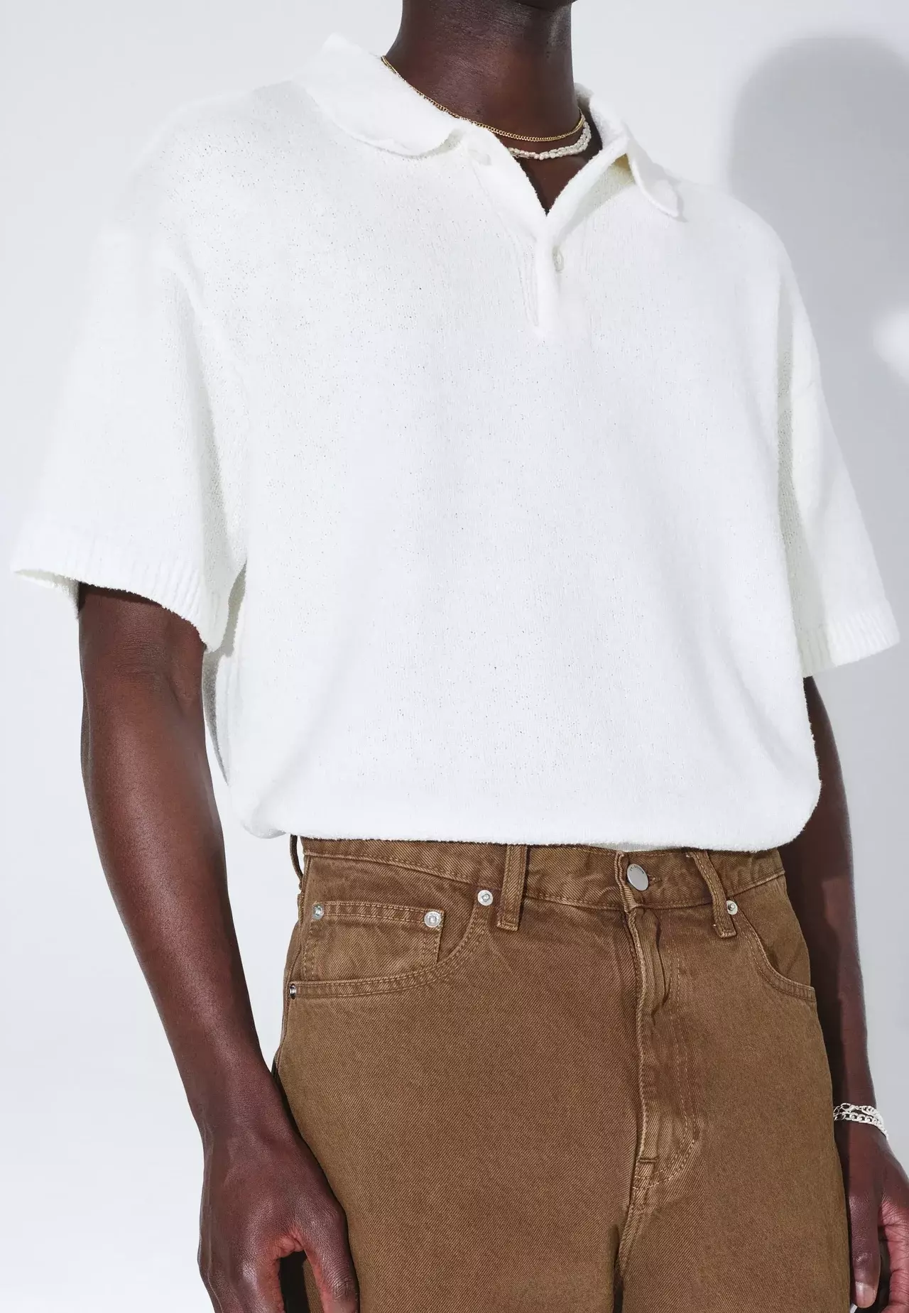 Dr.Denim Omar Shorts Washed Teak Herren Denim braun